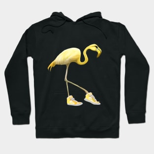 Banana Flamingo and shoes jellow sneakers Hoodie